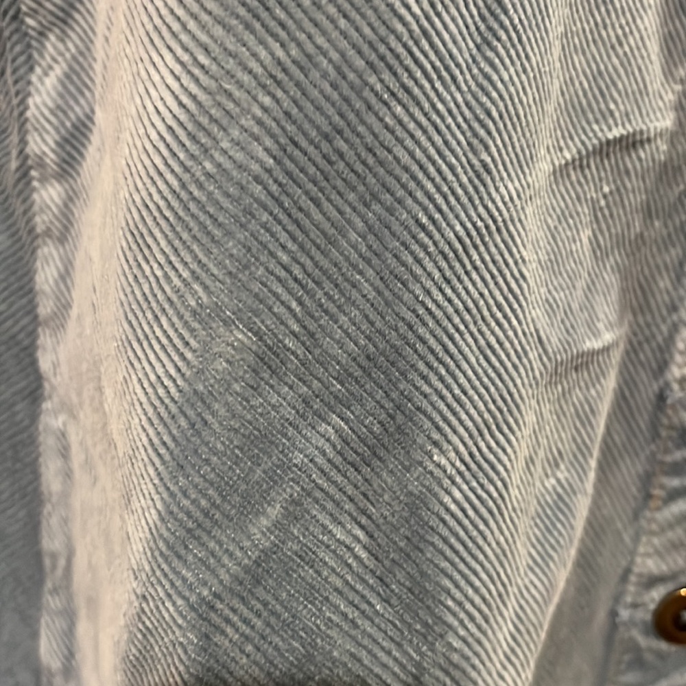 Anthropologie   corduroy a-line skirt blue size M IT HAS POCKETS - Picture 3 of 7